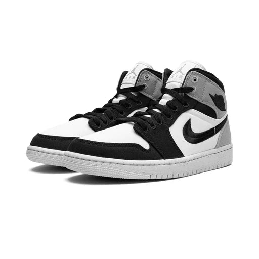 Air Jordan 1 Mid SE Wmns 'Light Steel Grey Canvas'