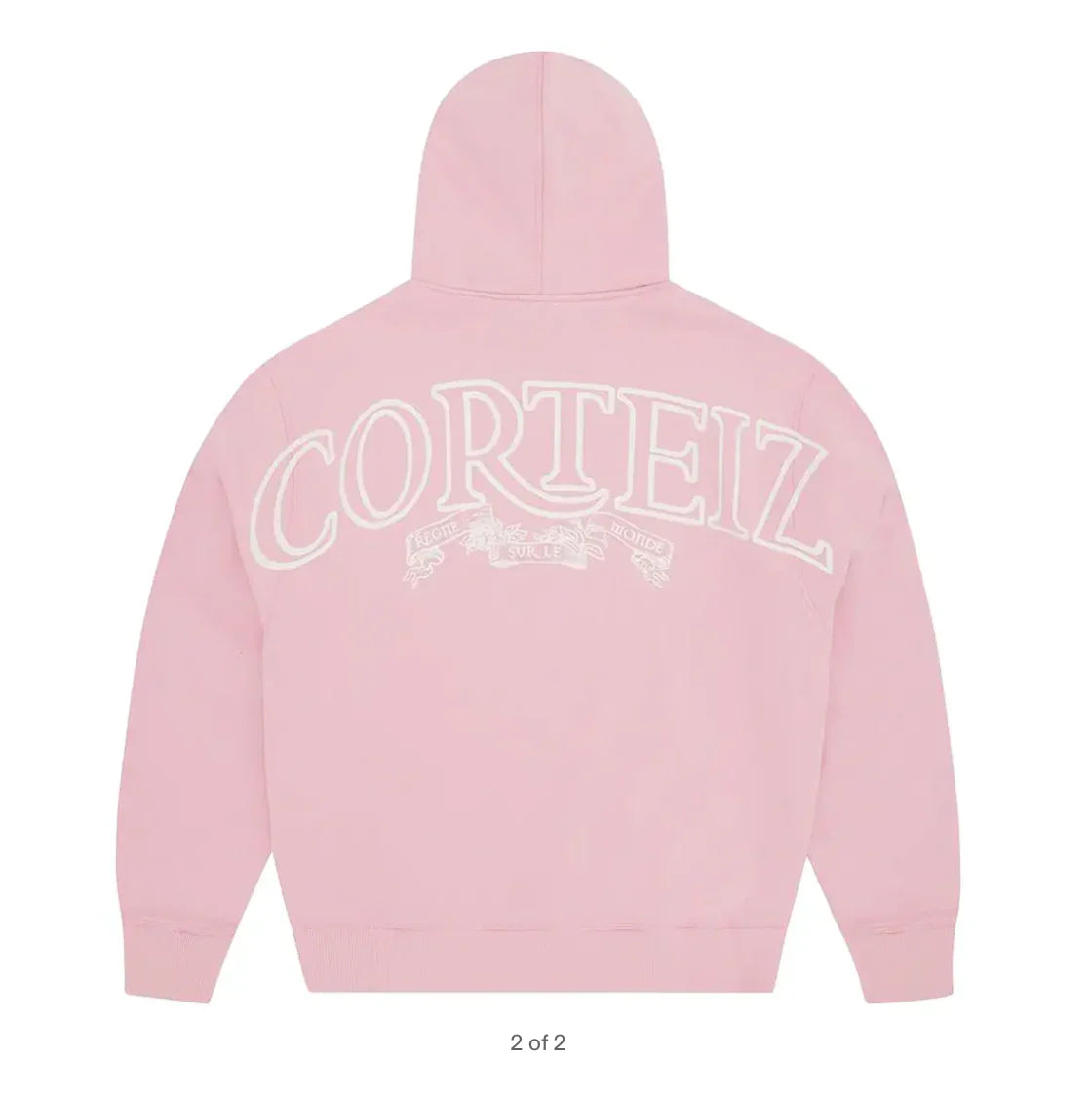 CORTEIZ SUPERIOR ZIP UP HOODIE PINK
