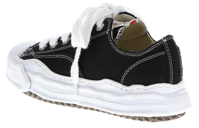 Maison MIHARA YASUHIRO HANK OG Sole Canvas Low 'Black White'