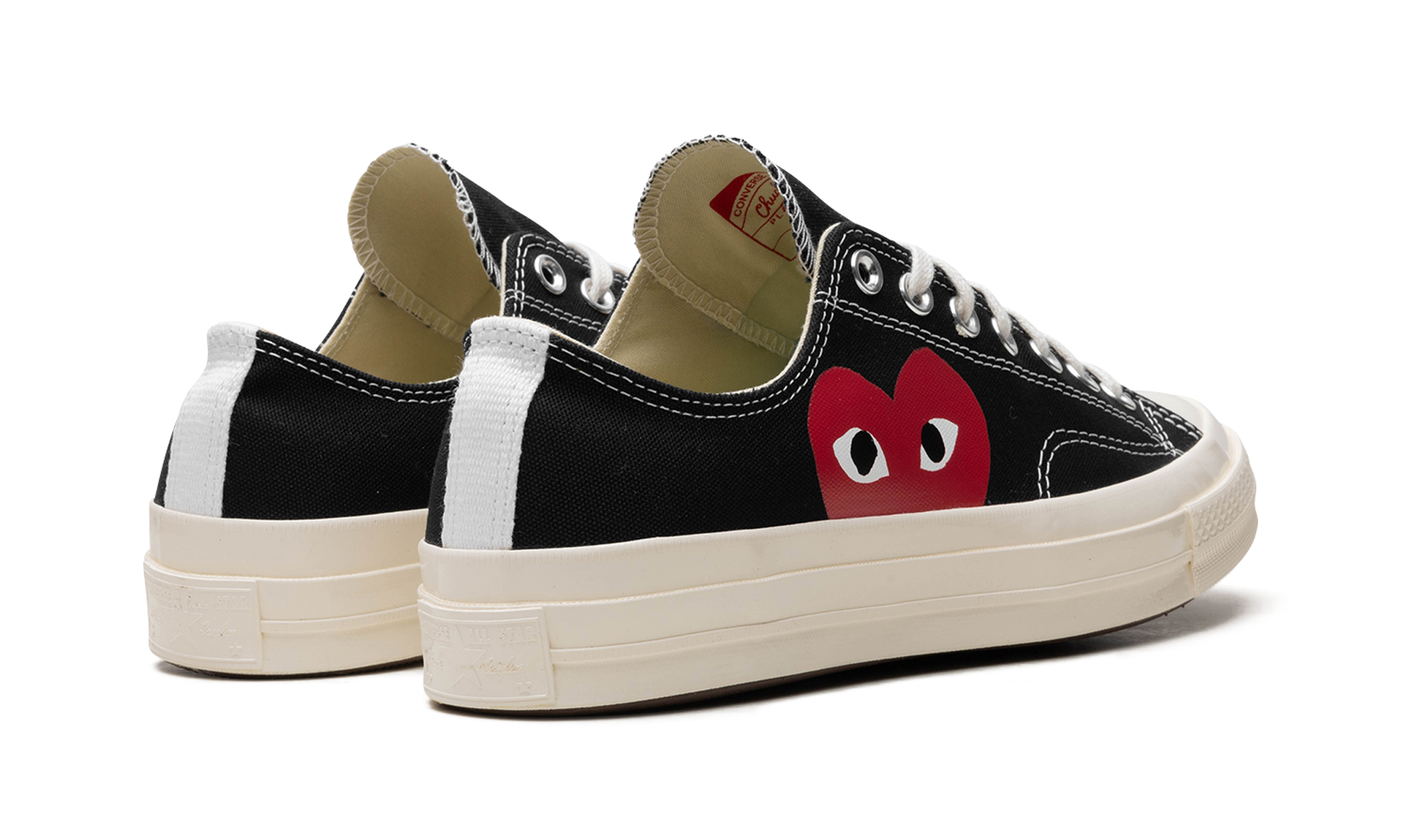 Chuck 70 Ox "Comme Des Garçons PLAY / Half Heart Black" 150206C
