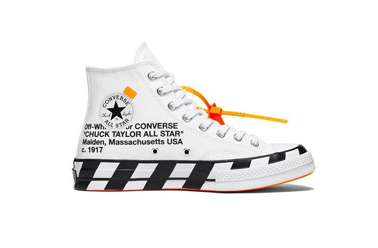The Off-White x Converse Chuck Taylor All-Star 70s Hi "Off-White" 163862C