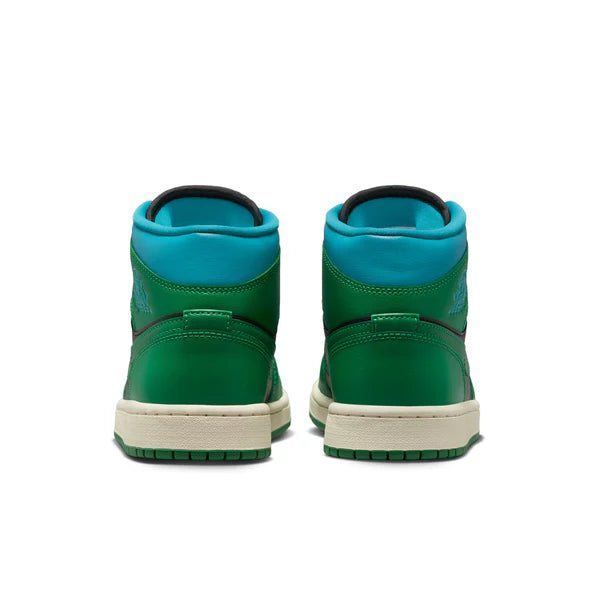 Air Jordan 1 Mid Wmns 'Lucky Green Aquatone'