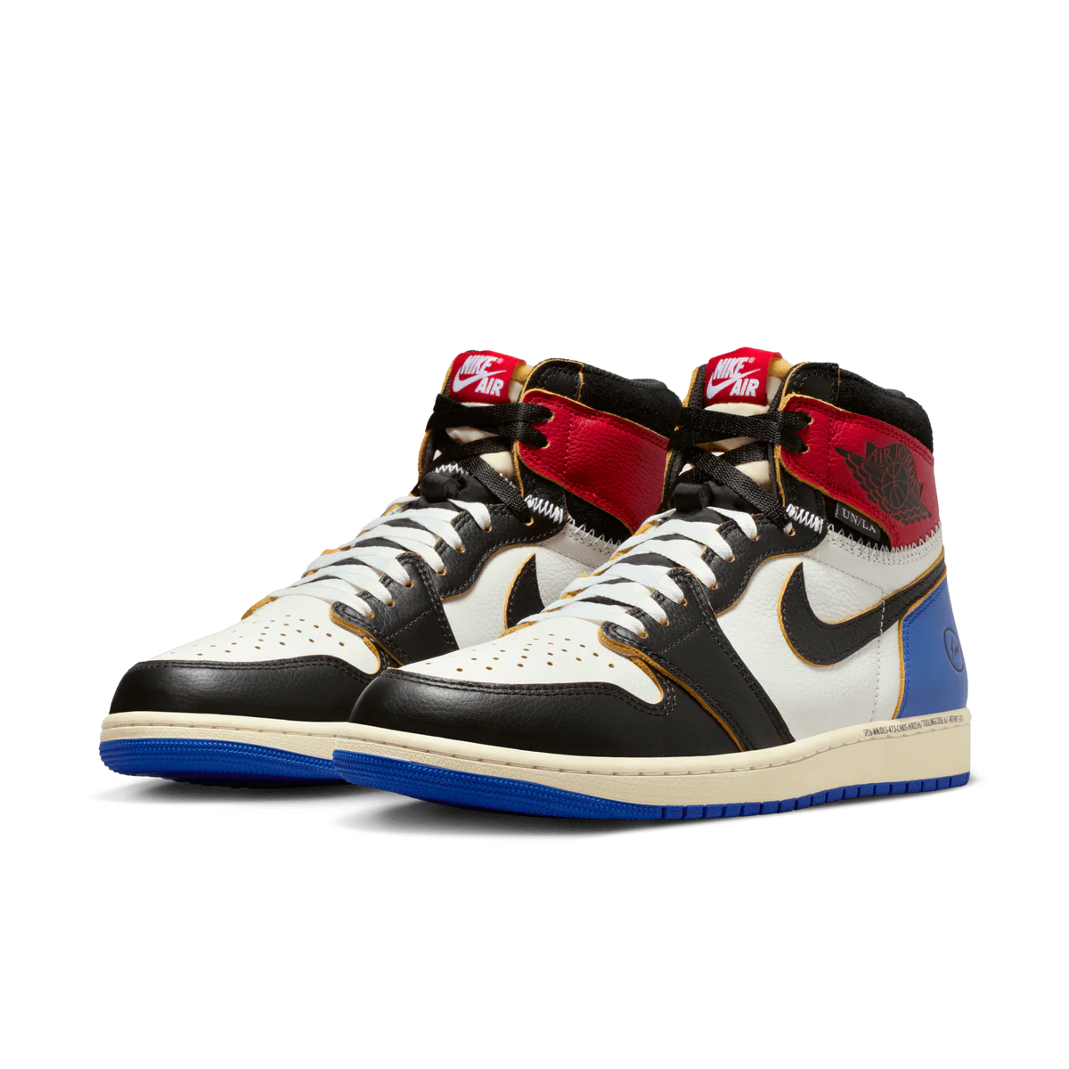 Jordan 1 Retro High OG SP Fragment x Union LA Varsity Red Sport Royal