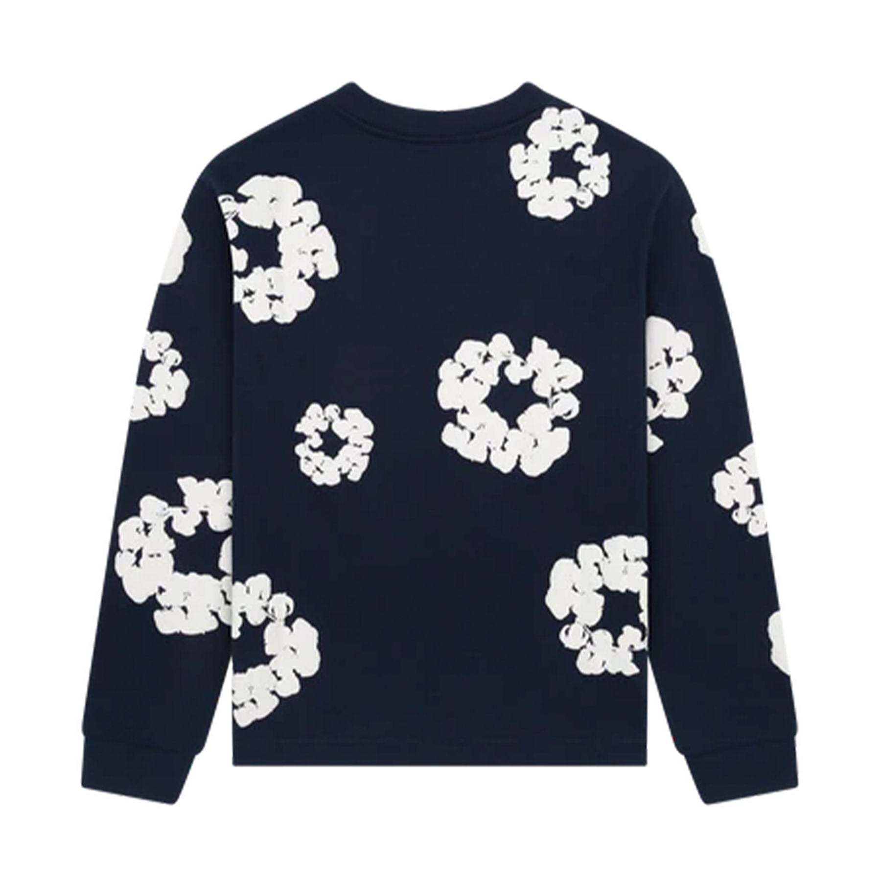 Denim Tears The Cotton Wreath Long Sleeve Tee 'Navy'