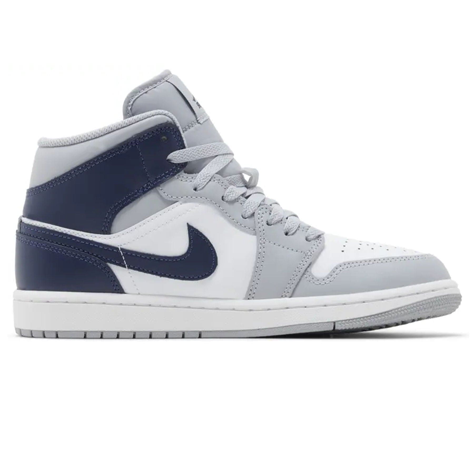 Air Jordan 1 Mid 'Wolf Grey Midnight Navy'