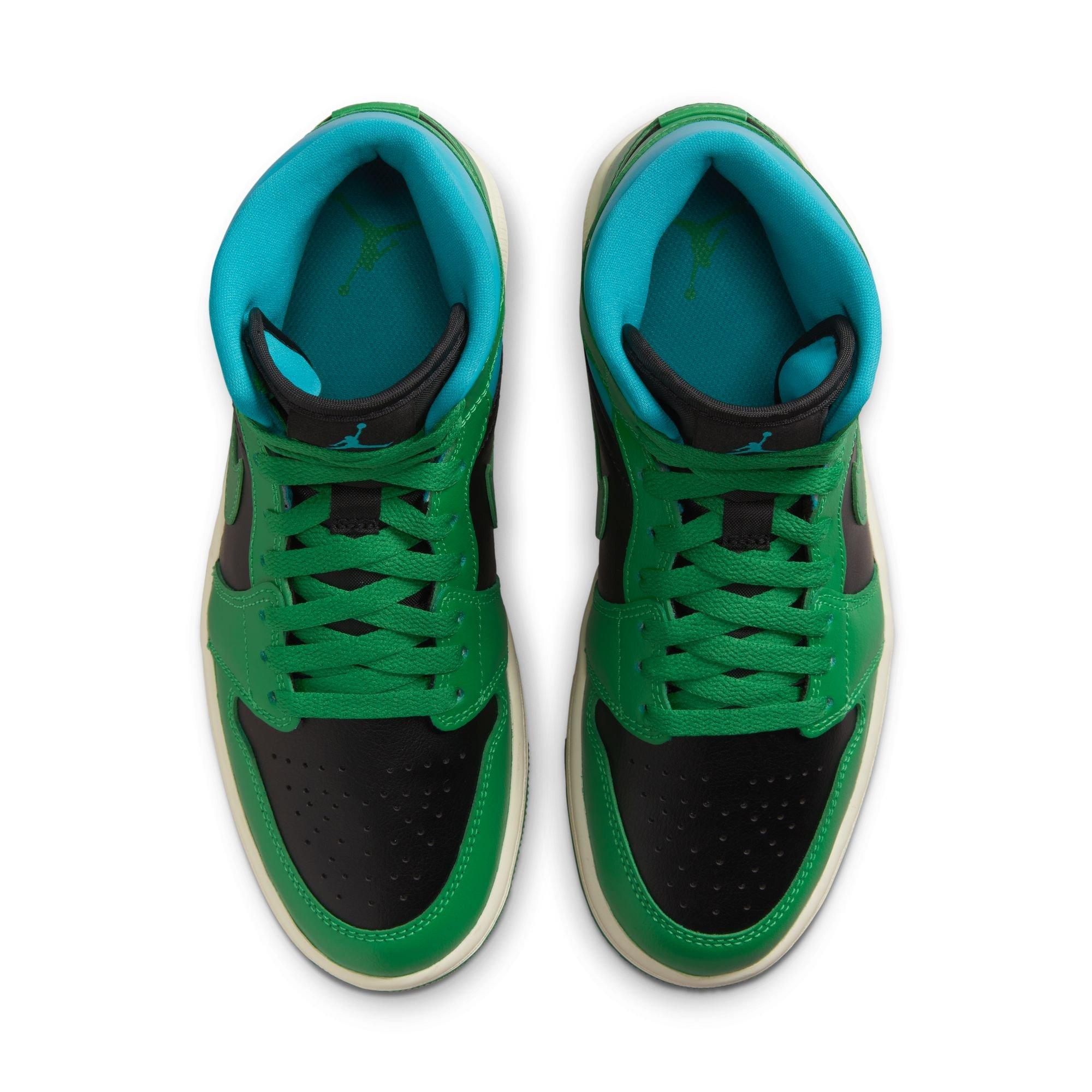 Air Jordan 1 Mid Wmns 'Lucky Green Aquatone'
