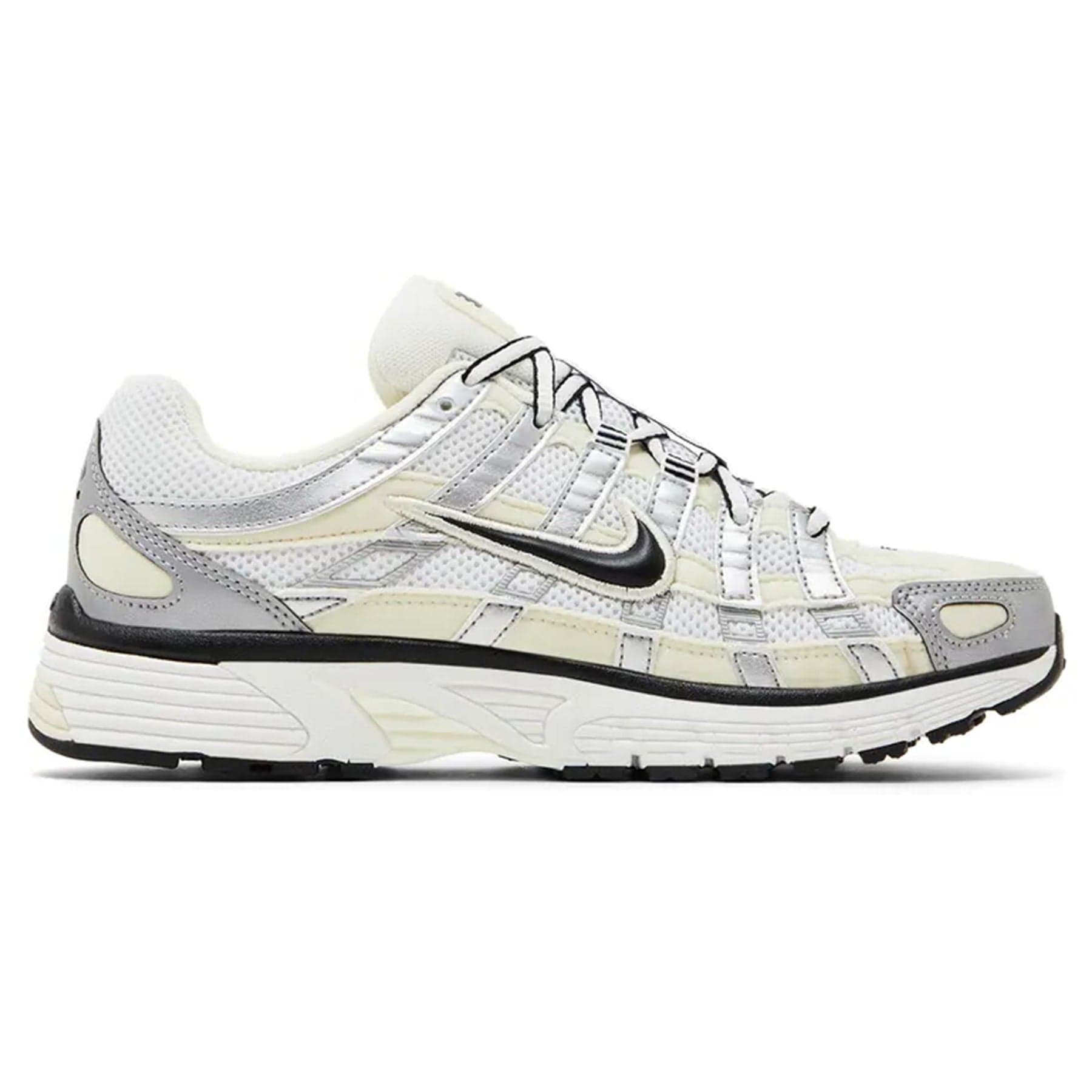 Nike P-6000 Wmns 'Coconut Milk Metallic Silver'