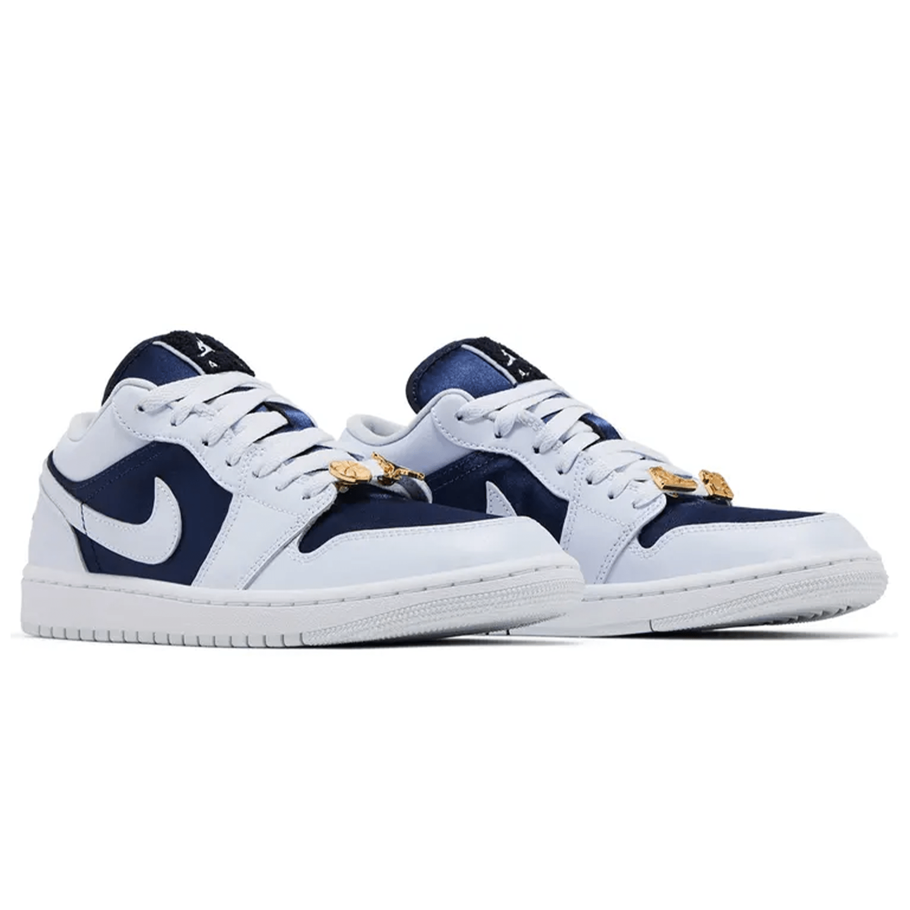 Air Jordan 1 Low SE Wmns 'Midnight Navy Gold Charms'