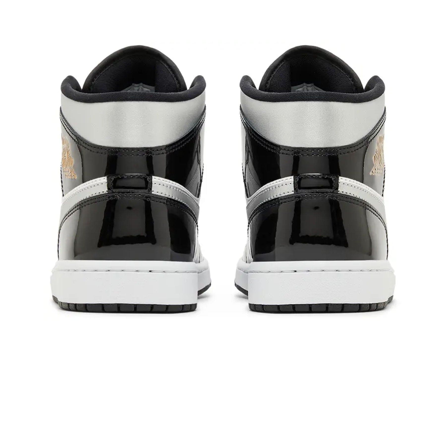 Air Jordan 1 Mid SE 'Black White Metallic Silver'
