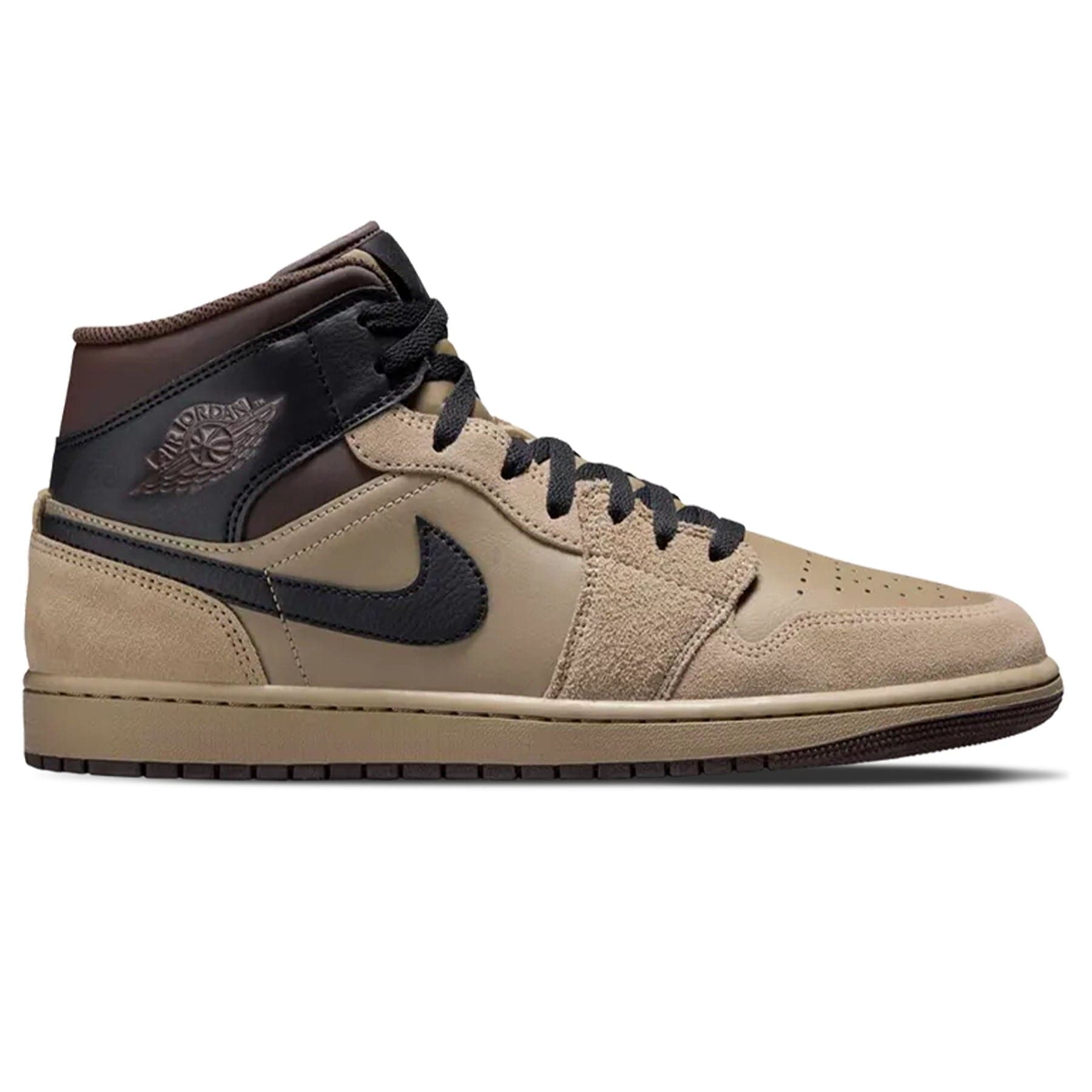 Air Jordan 1 Mid 'Khaki Black'