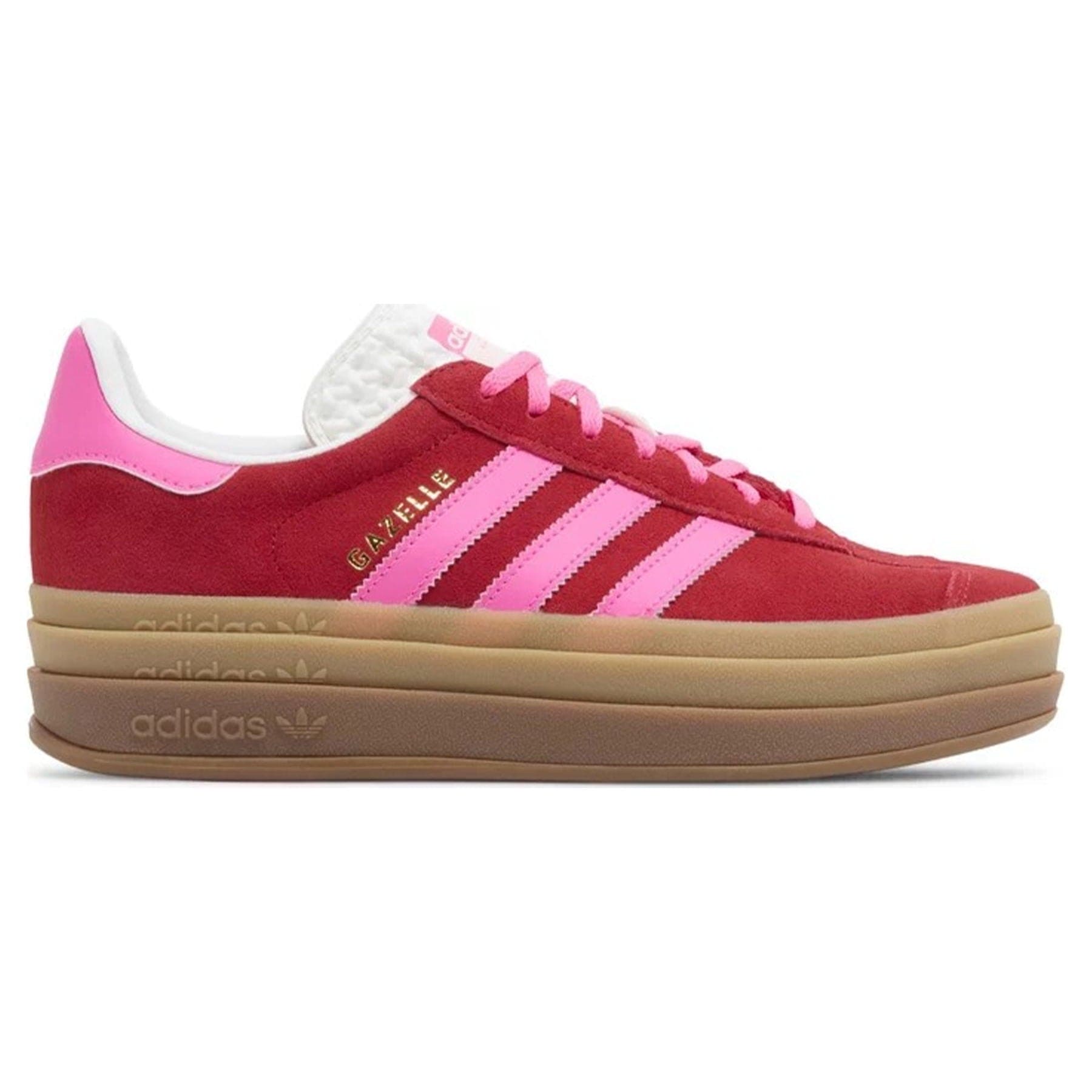 adidas Gazelle Bold Wmns 'Collegiate Red Lucid Pink'