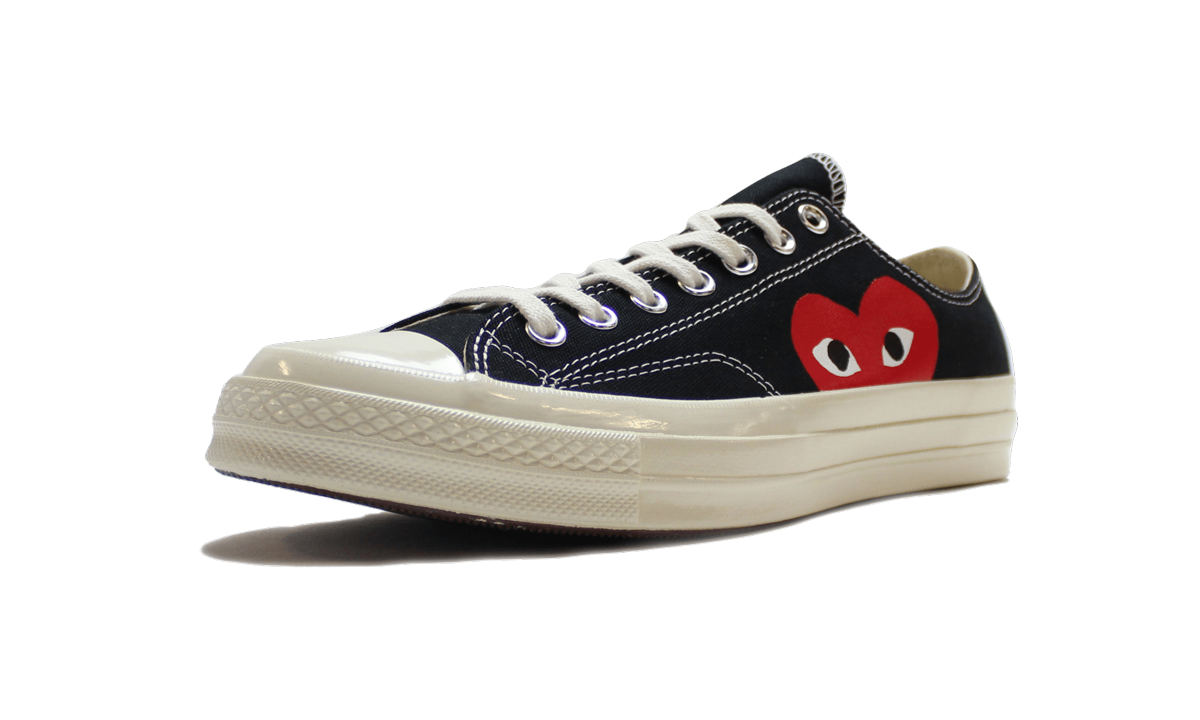 Chuck 70 Ox "Comme Des Garçons PLAY / Half Heart Black" 150206C