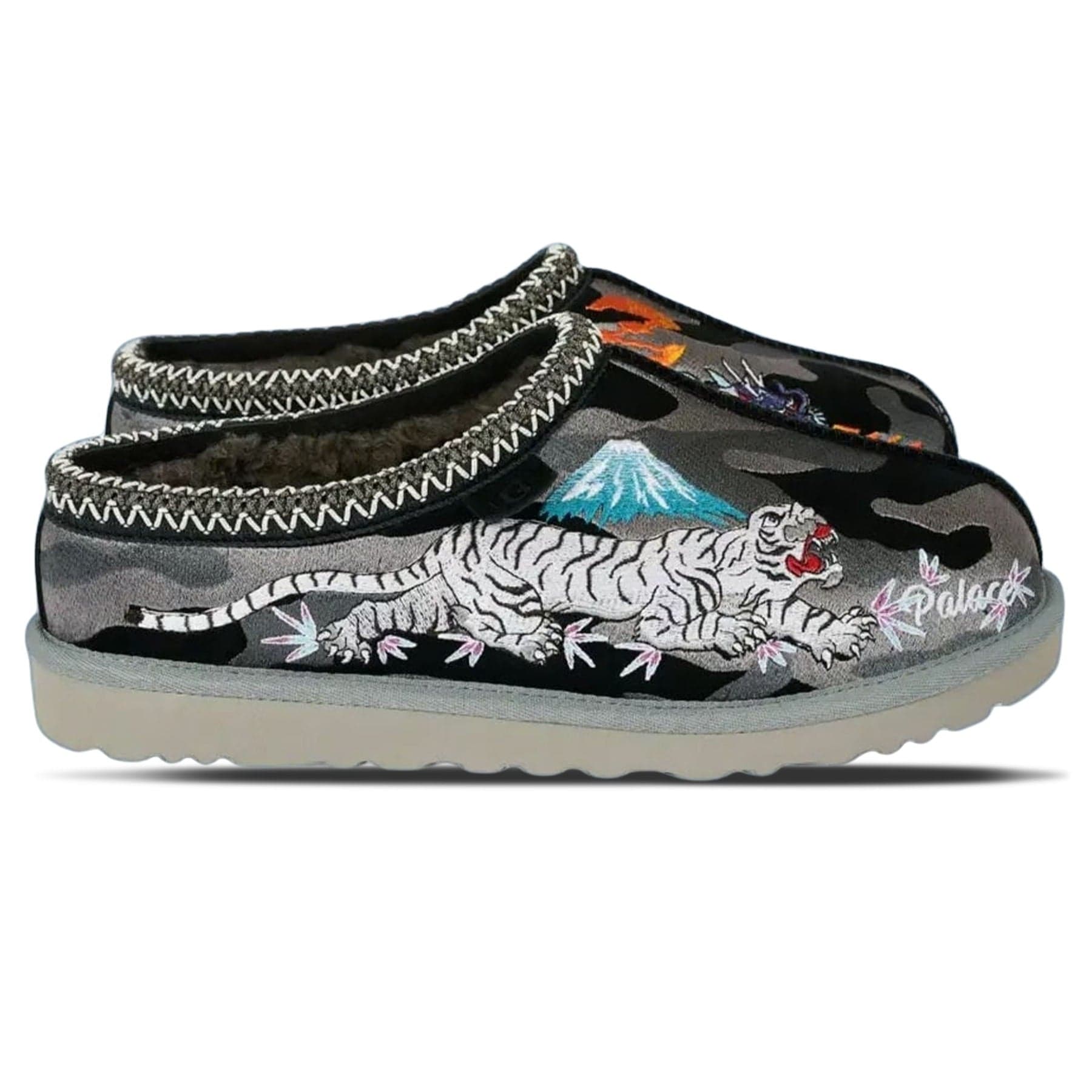 Palace x UGG Tasman Slipper 'Black Camo'