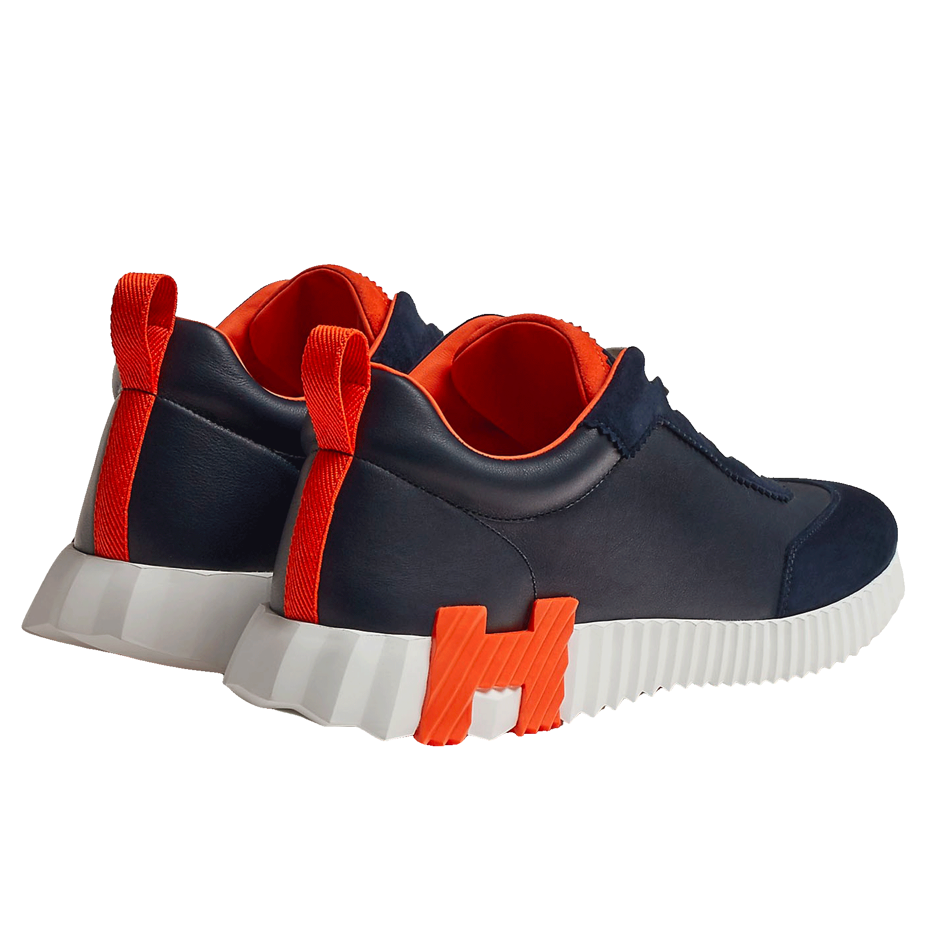 Hermès Paris Bouncing Sneaker 'Marine/Orange'