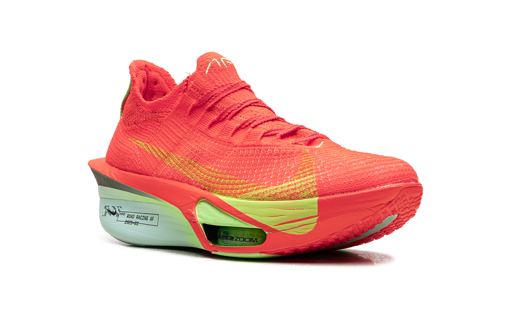 ZoomX AlphaFly 3 WMNS "Bright Crimson Lime Blast" FD8315 600