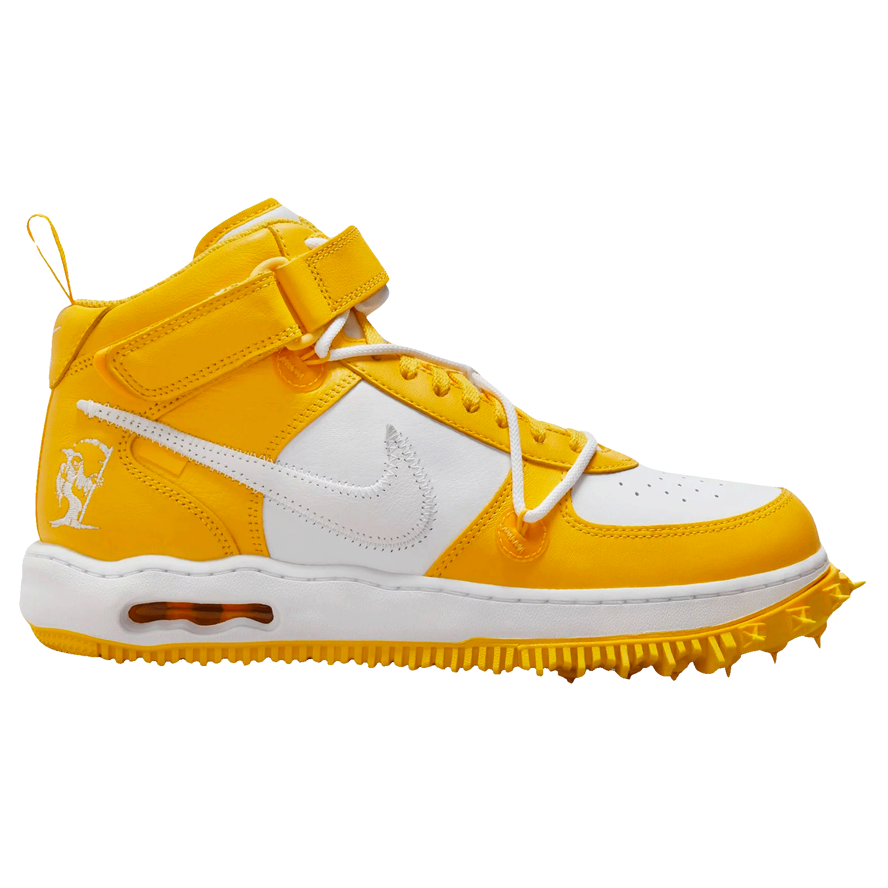 Off-White x Nike Air Force 1 Mid 'Varsity Maize'