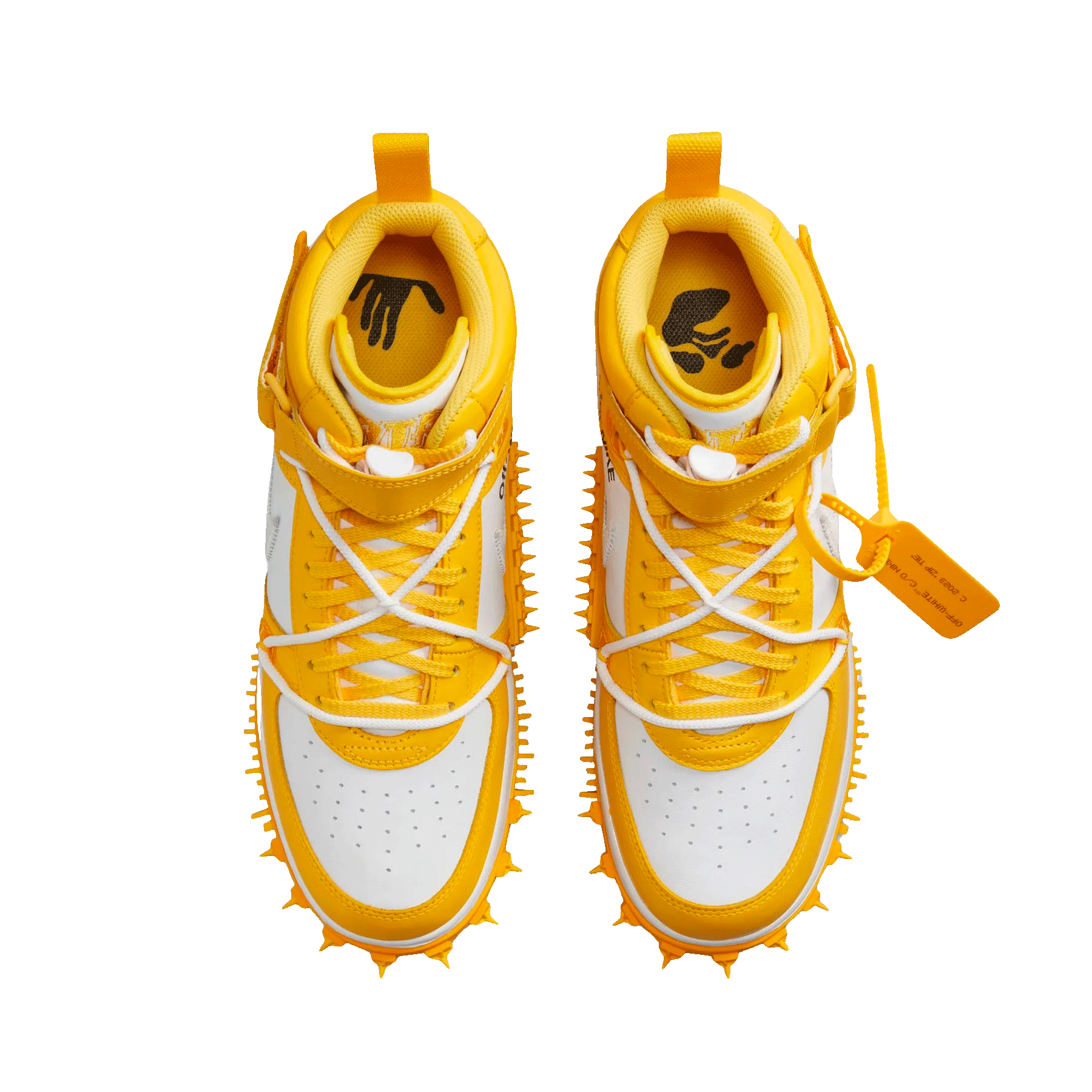 Off-White x Nike Air Force 1 Mid 'Varsity Maize'