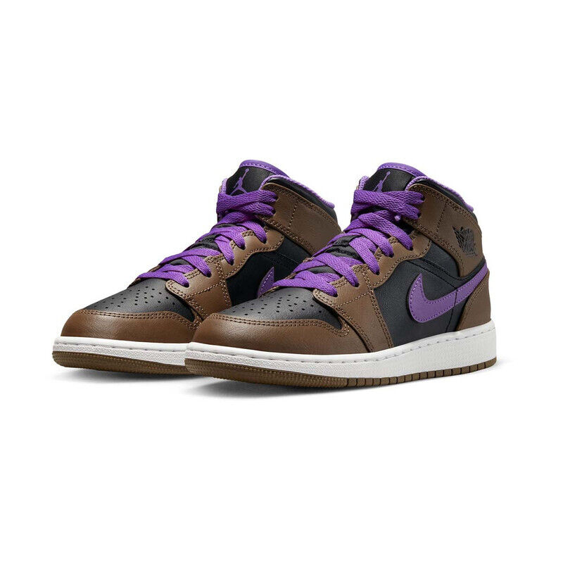 Air Jordan 1 Mid GS 'Purple Mocha'