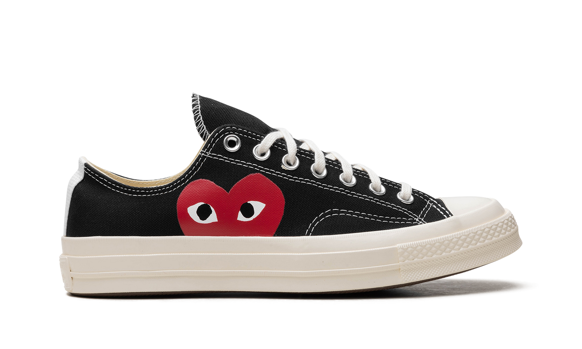 Chuck 70 Ox "Comme Des Garçons PLAY / Half Heart Black" 150206C